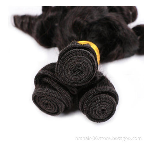 funmi hair nigeria bouncy curl Three Bundles 240g hair extension human hair direct sales from Xuchang factory